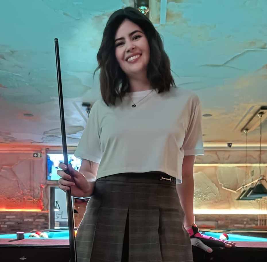 Iga zawodniczka trenowana przez Michał Matera w billard